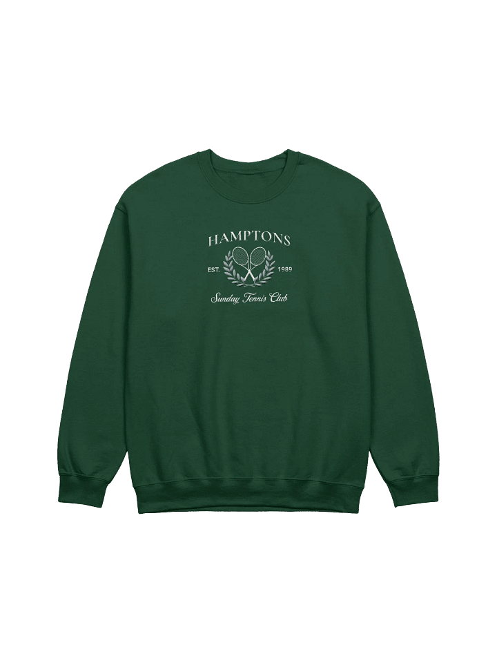 Hamptons Tennis Club Center Embroidery Crewneck product image (7)