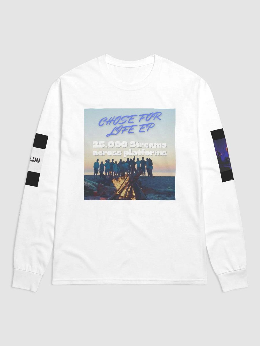 Custom GUNDO Chose For Life EP 25,000 Across All Platforms Long Sleeve Tee product image (1)