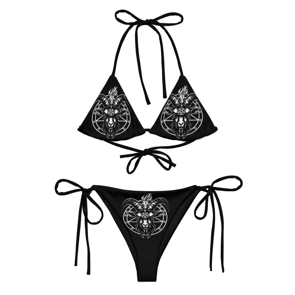 Satanic Symmetry String Bikini Set product image (1)