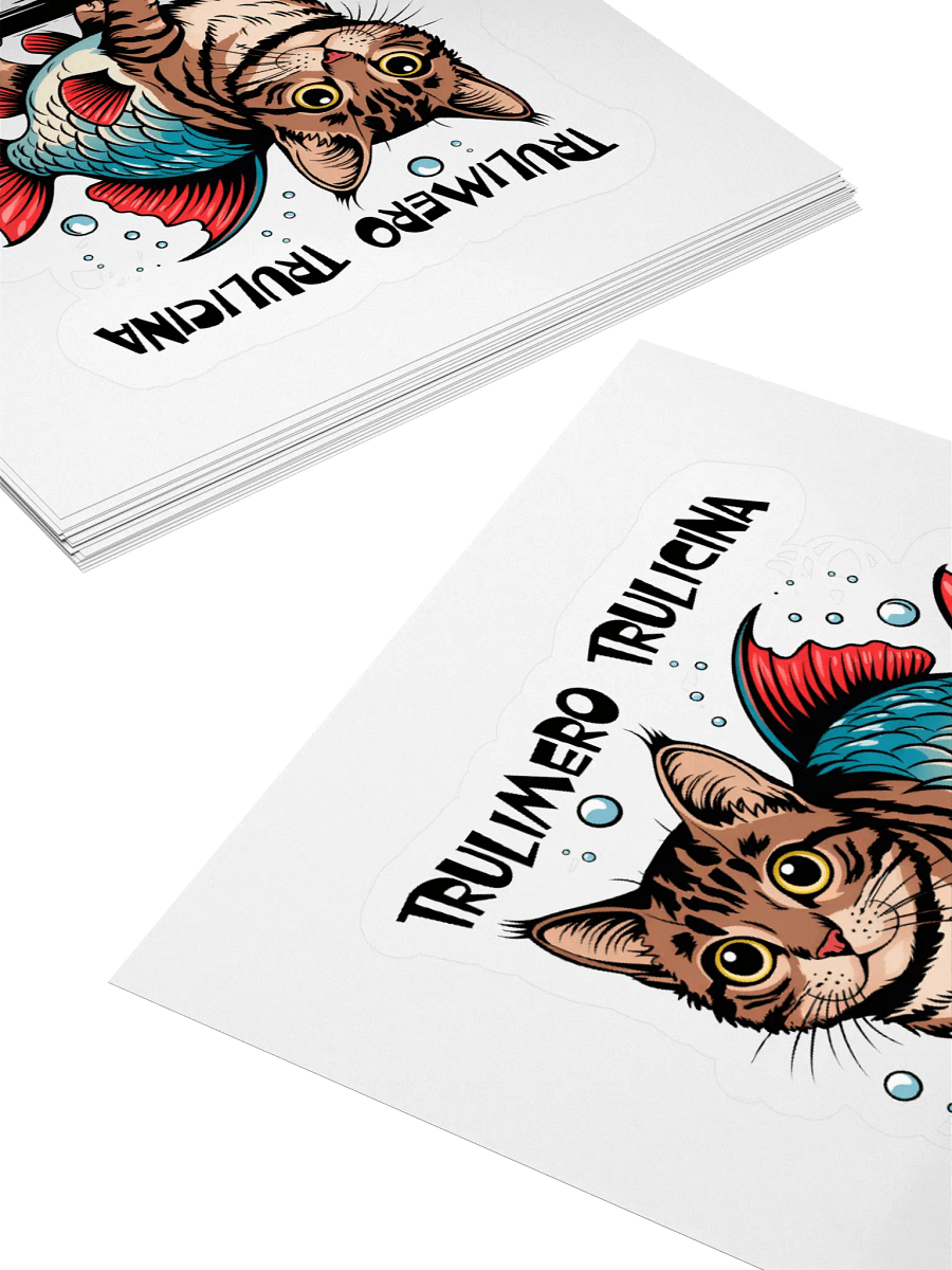 Trulimero Trulicina – Absurd Catfish Brainrot Sticker product image (4)