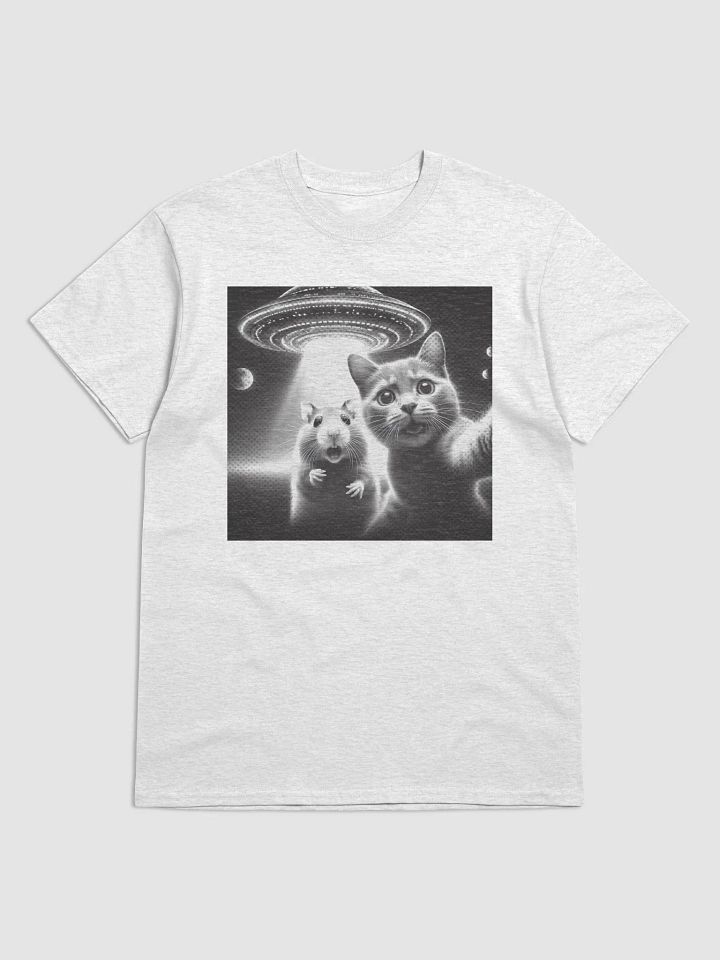 Surreal Cat Selfie With Hamster UFO product image (9)