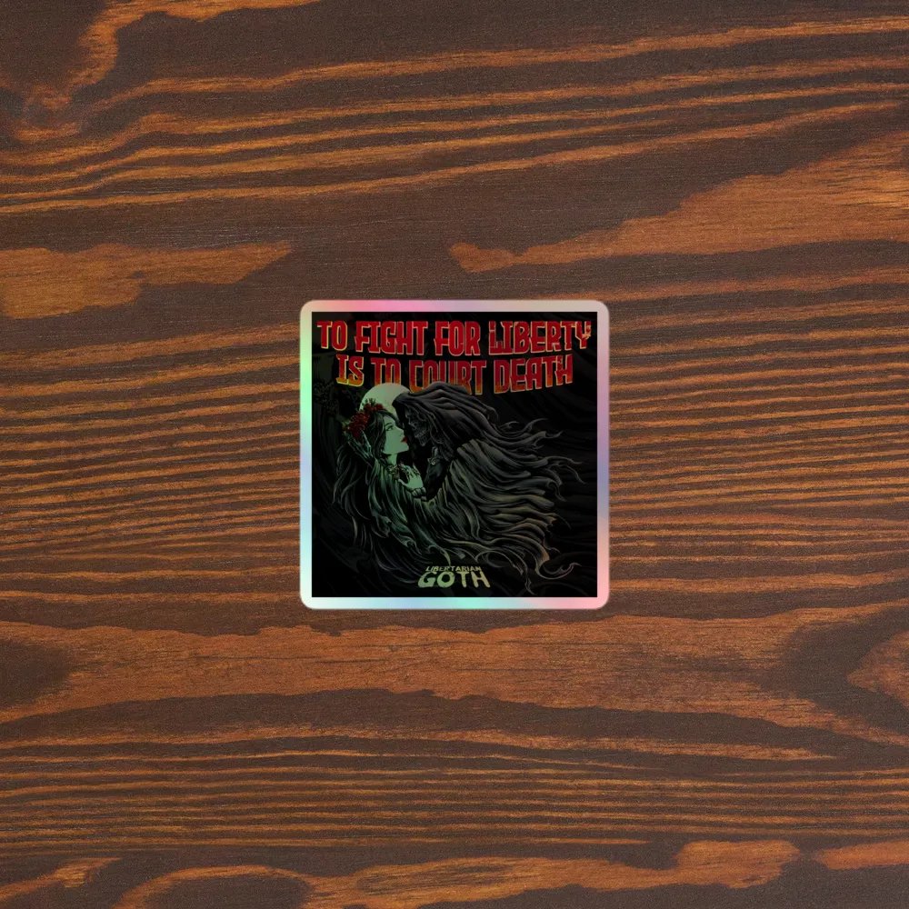 Courting Death Holographic Sticker product image (5)