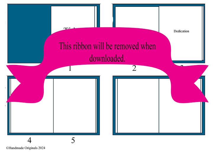 Guide 1: First, let's Storyboard your ideas. Storyboard template for children's storybook 8 page layout. ( 3 x A4 ) product image (1)