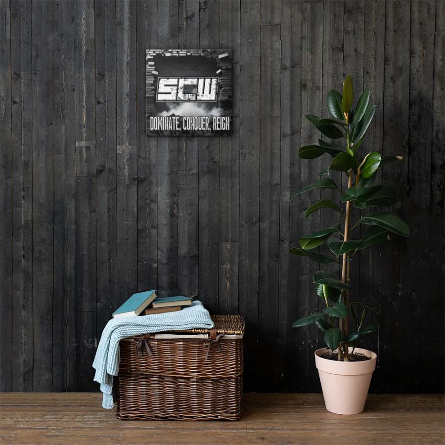 SCW Logo and Mantra Canvas Poster product image (3)