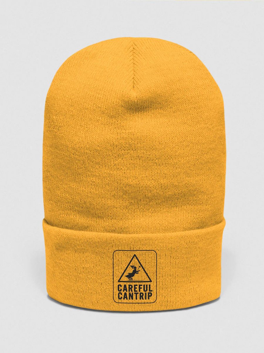 Careful Cantrip Beanie - Black Logo product image (1)