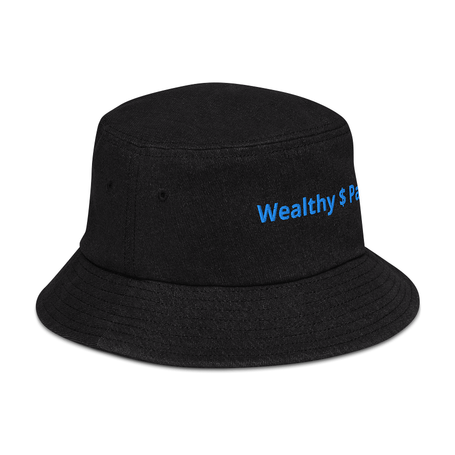 BLUE DIAMOND Wealthy $ Paid Denim Bucket Hat product image (5)