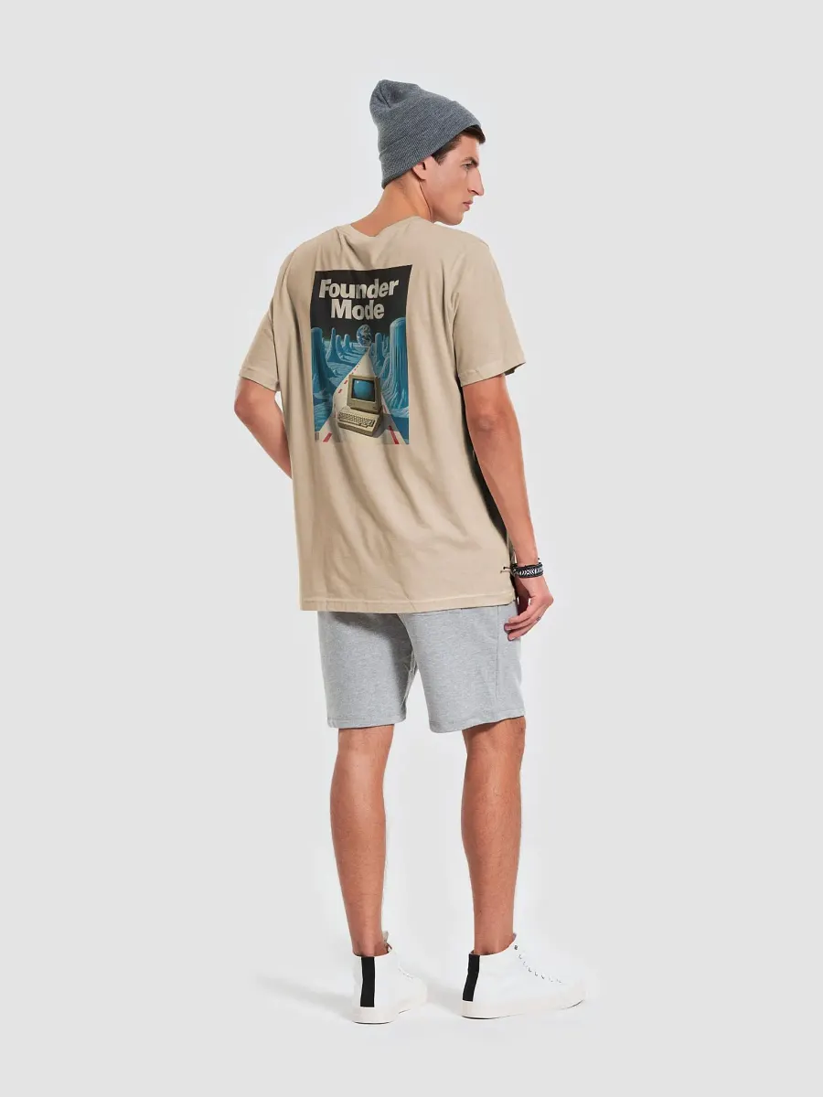 founder mode retro light t-shirt (100% cotton) product image (8)