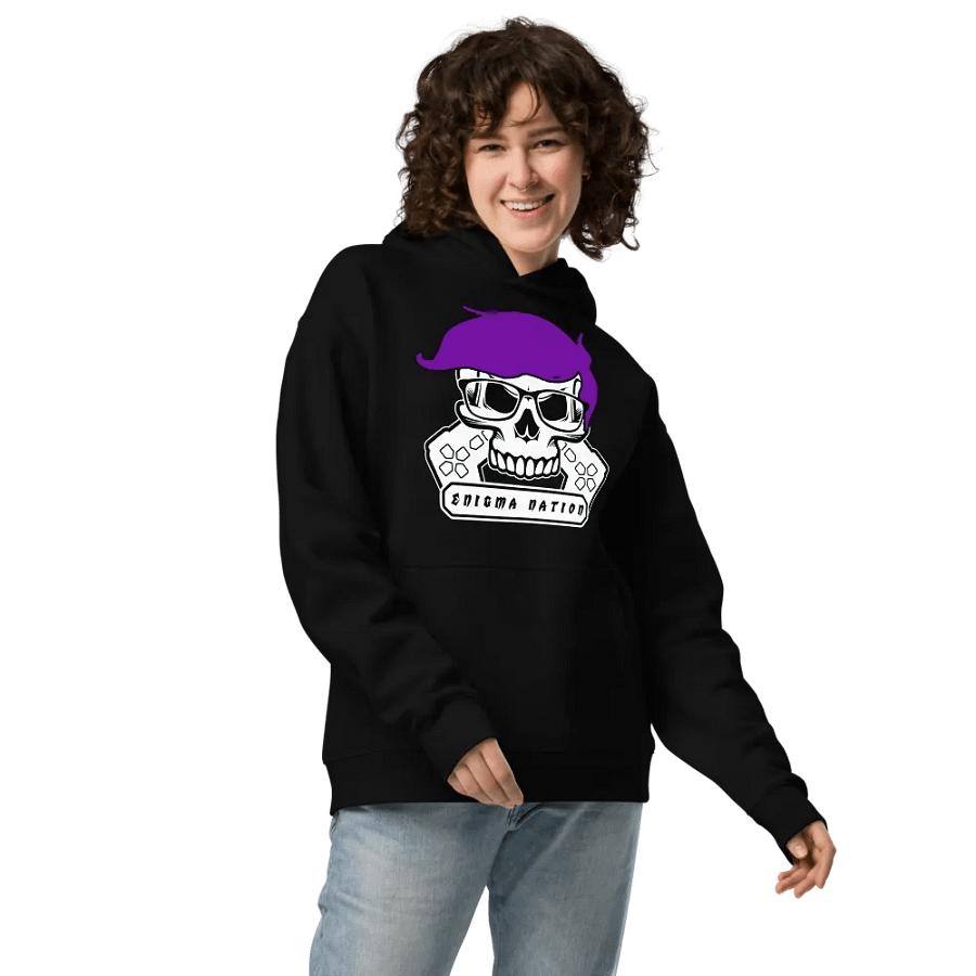 Enigma Nation AS Colour Unisex Premium Oversized Hoodie (PRINTED) product image (4)