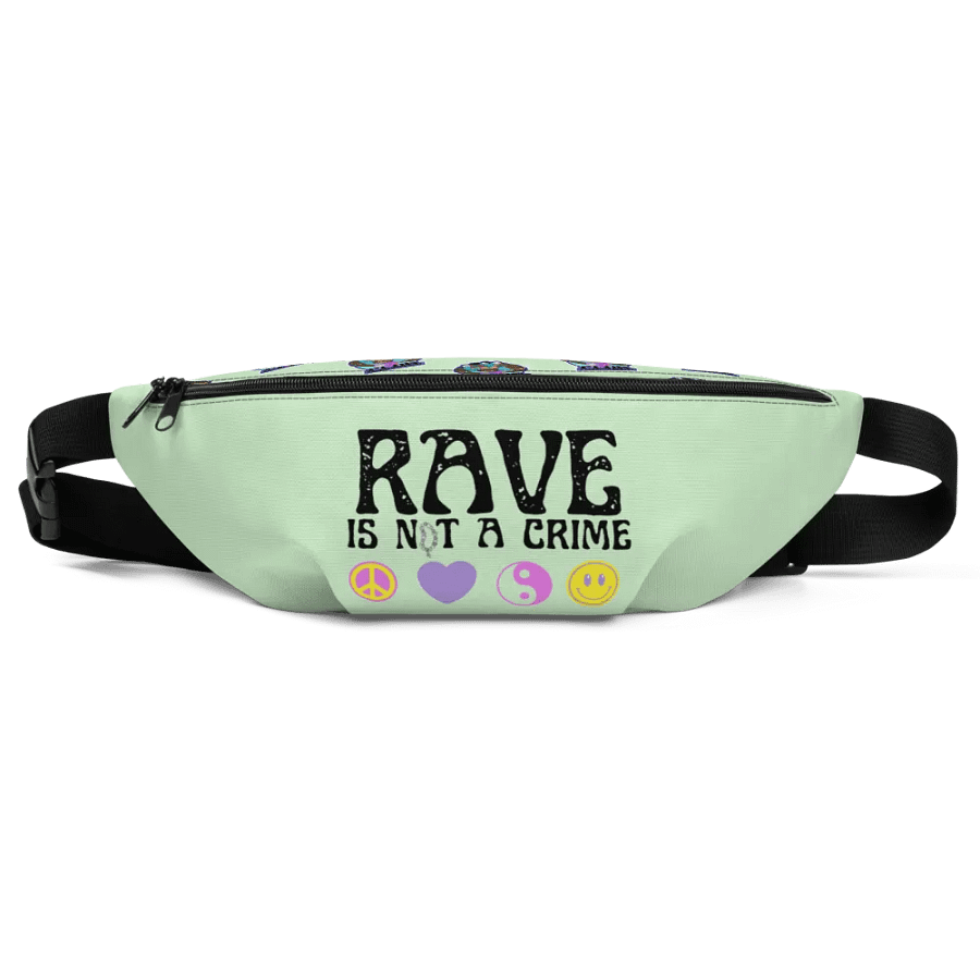 RAVE is Not a Crime PLUR Kingdom all-over print Fanny Pack product image (1)