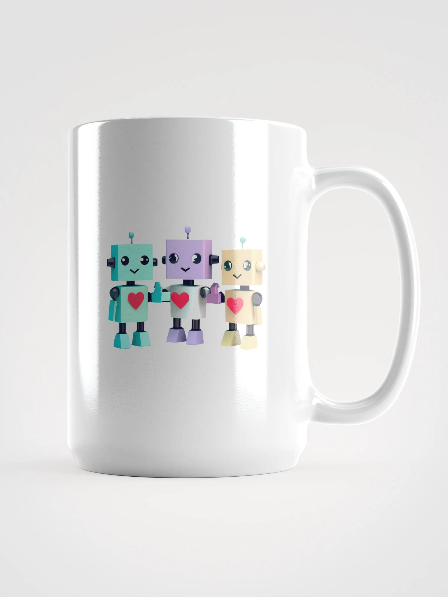 Pastel Robot Thumbs-Up Mug product image (1)