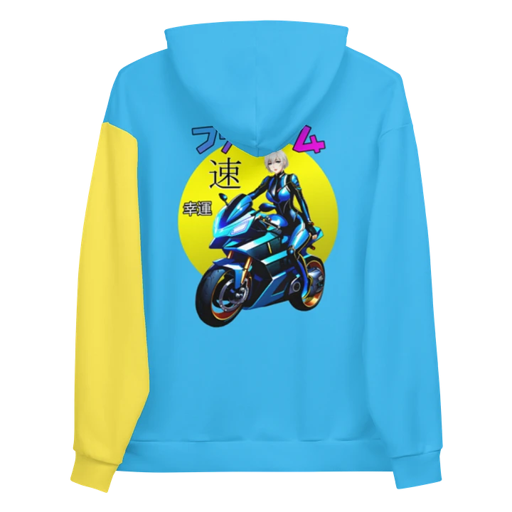 Biker Girl - Hoodie (Blue) product image (1)