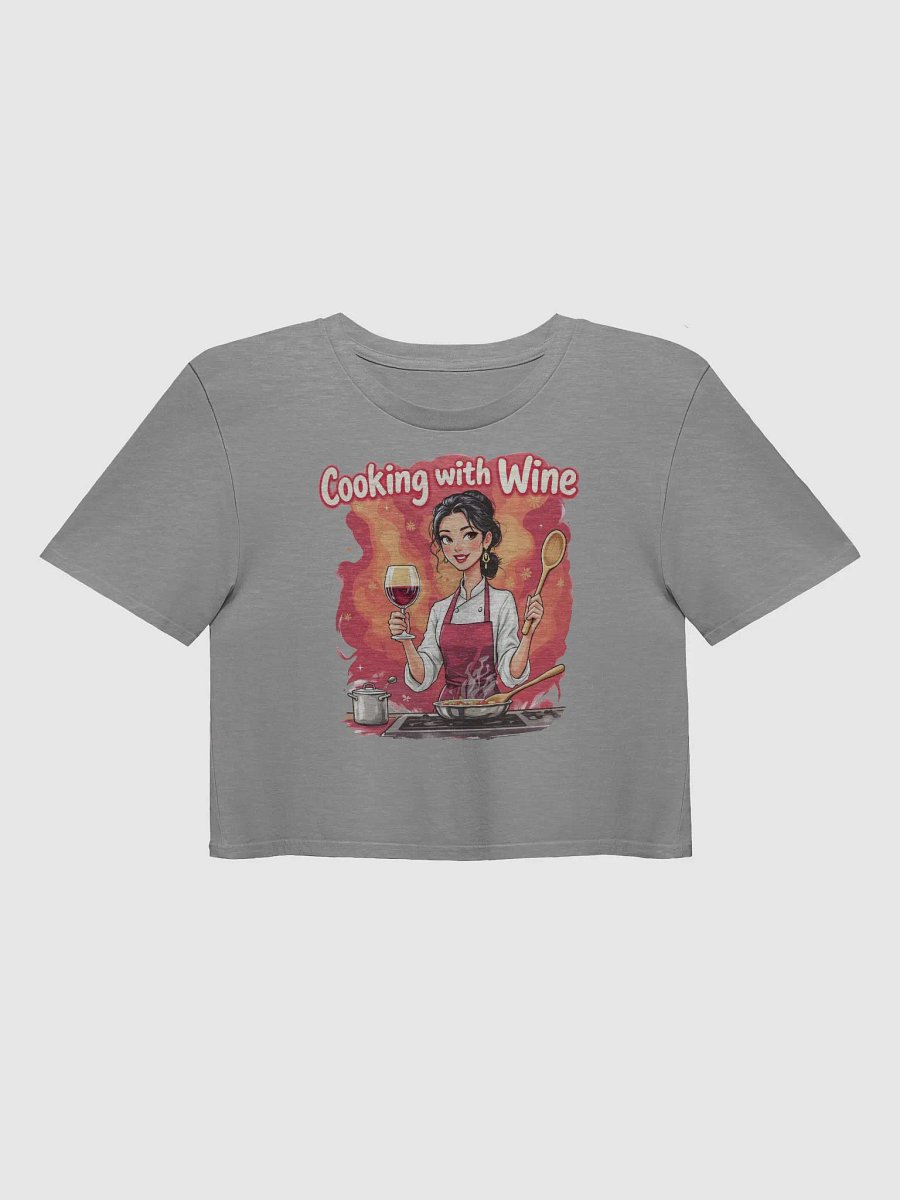 Cooking With Wine Crop Top product image (2)