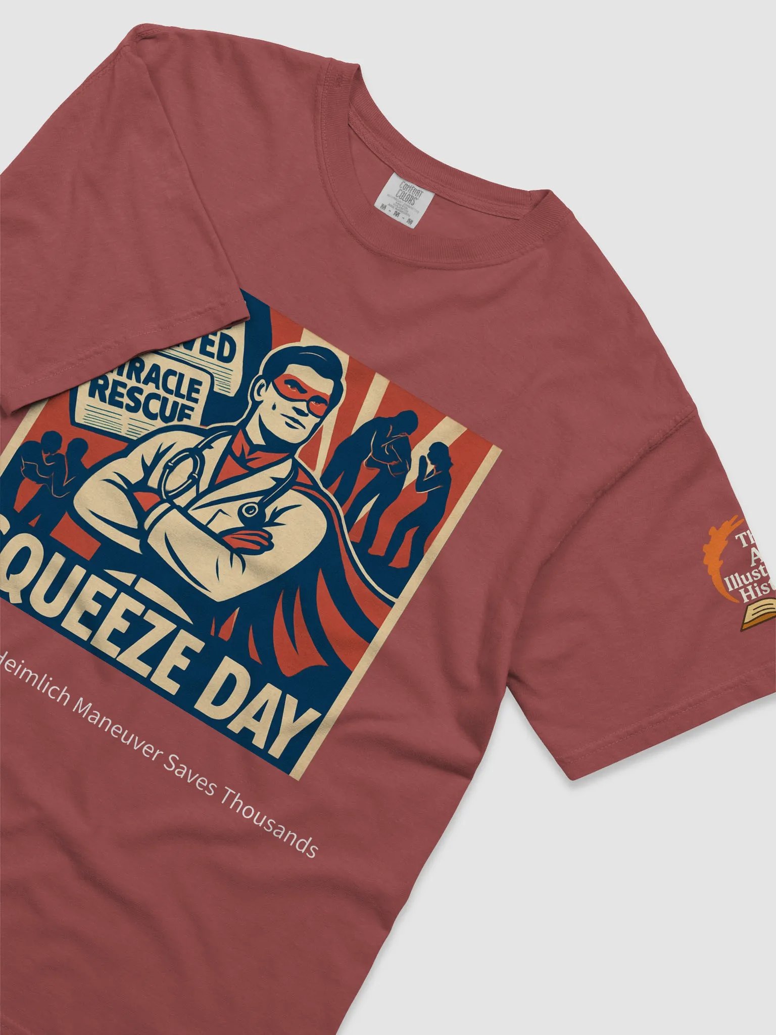 June 1 - Squeeze Day - Heimlich Maneuver Hero Shirt product image (12)