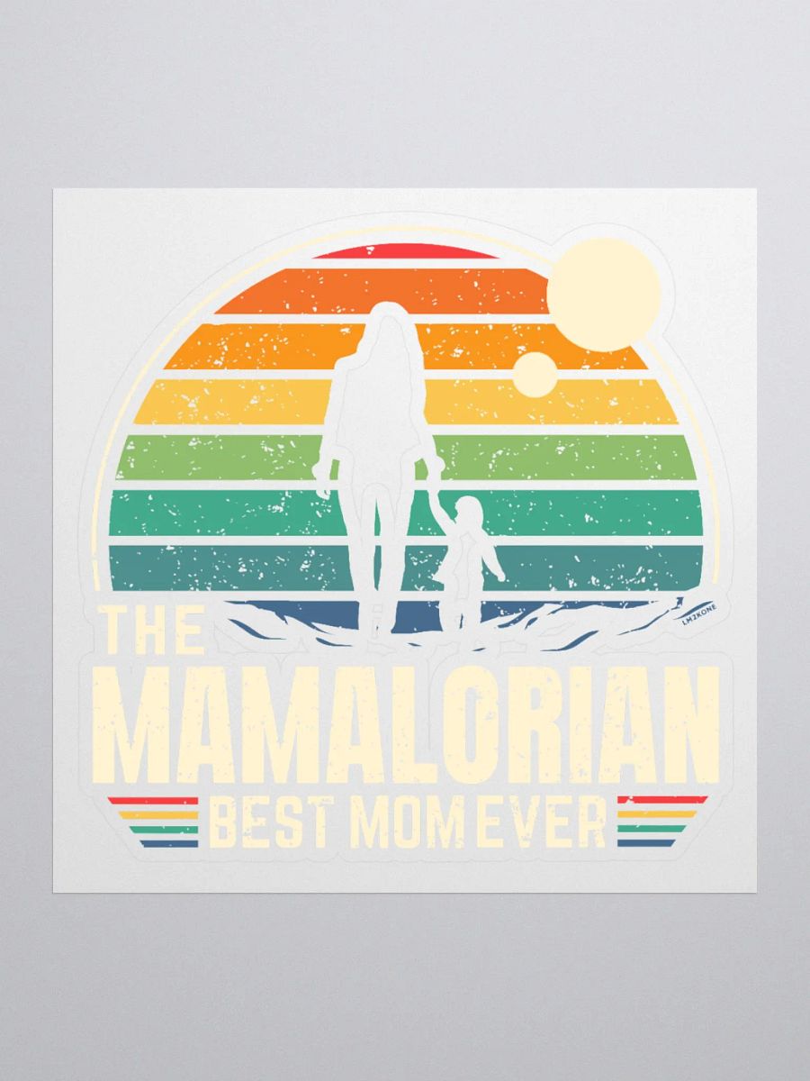 The Mamalorian Best Mom Ever - Kiss Cut Stickers product image (1)