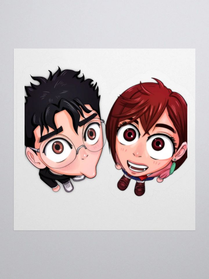 BIG HEAD MOMO AYASE AND OKARUN • STICKERS product image (2)
