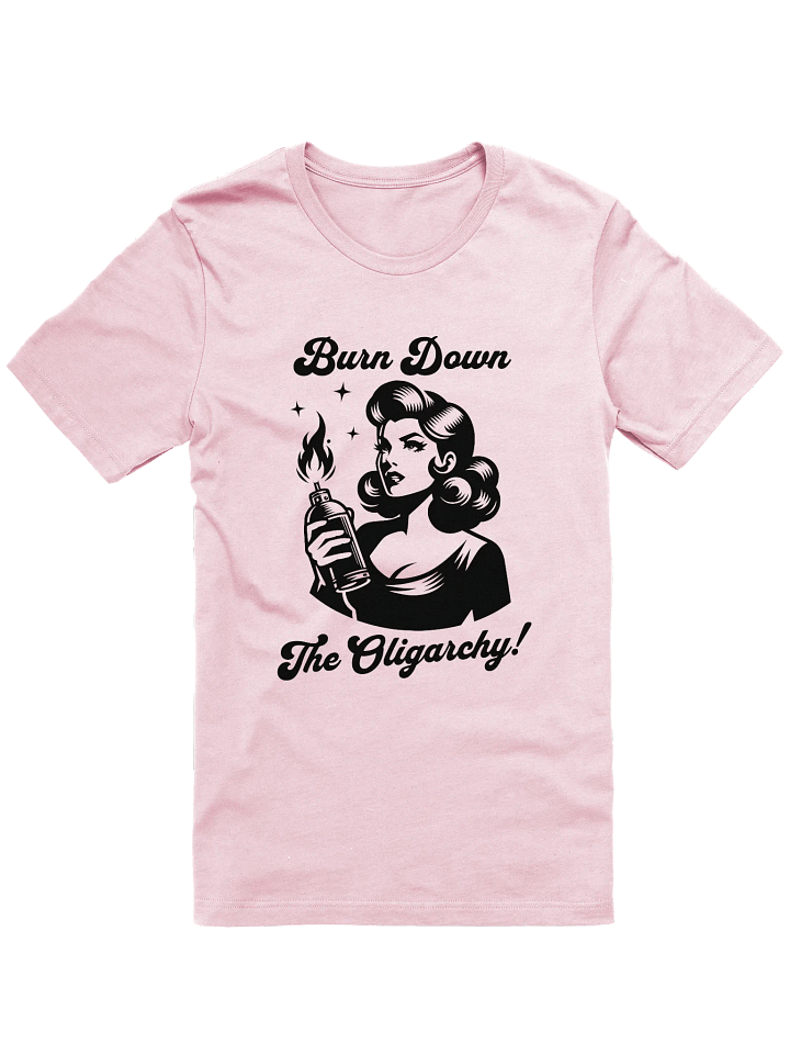 Burn Down The Oligarchy Retro Supersoft T-Shirt product image (4)