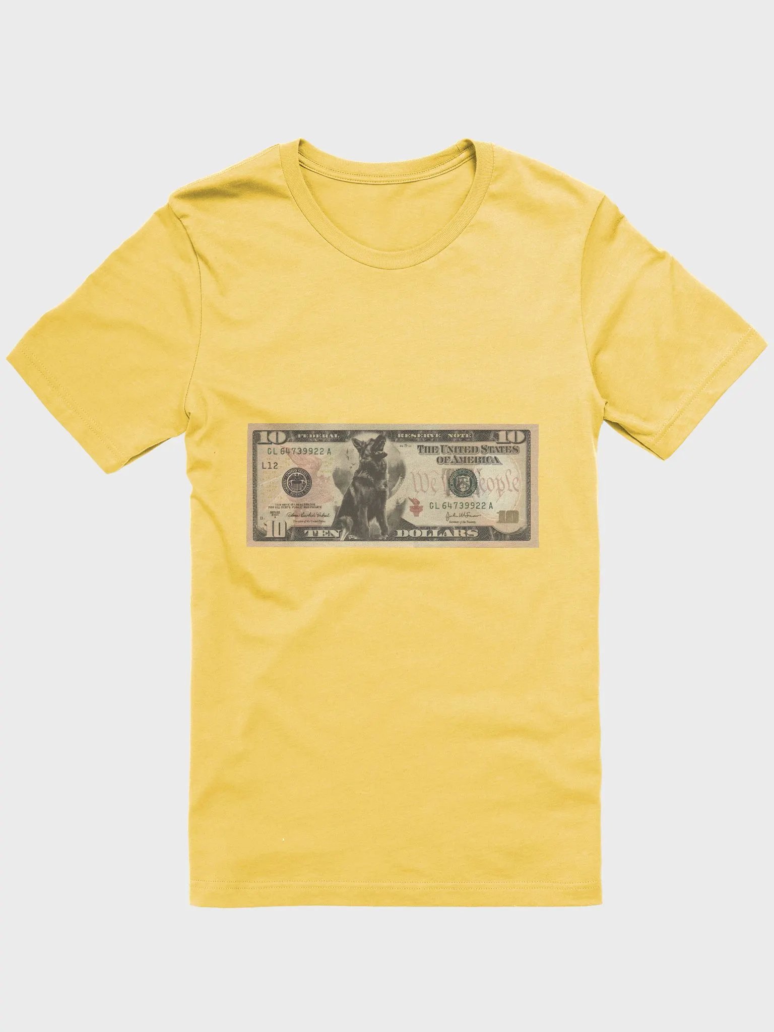 German Shepherd 10 Dollar bill product image (1)