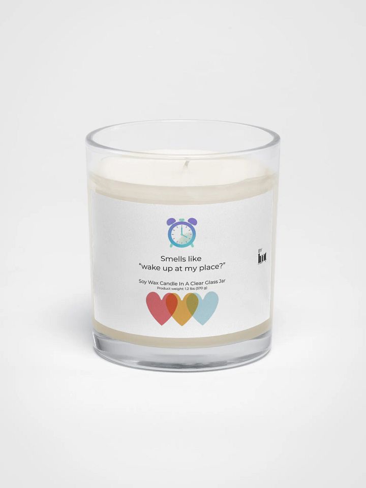 Scented "Wake Up at my Place?" Soy Candle product image (1)