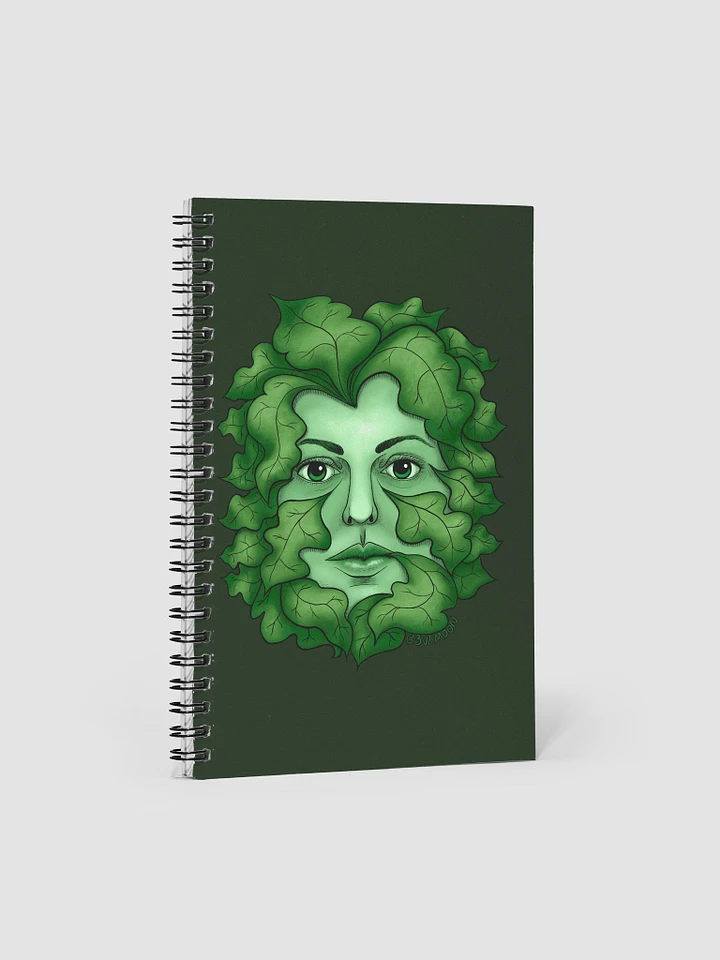 Green Goddess Spiral Notebook product image (1)