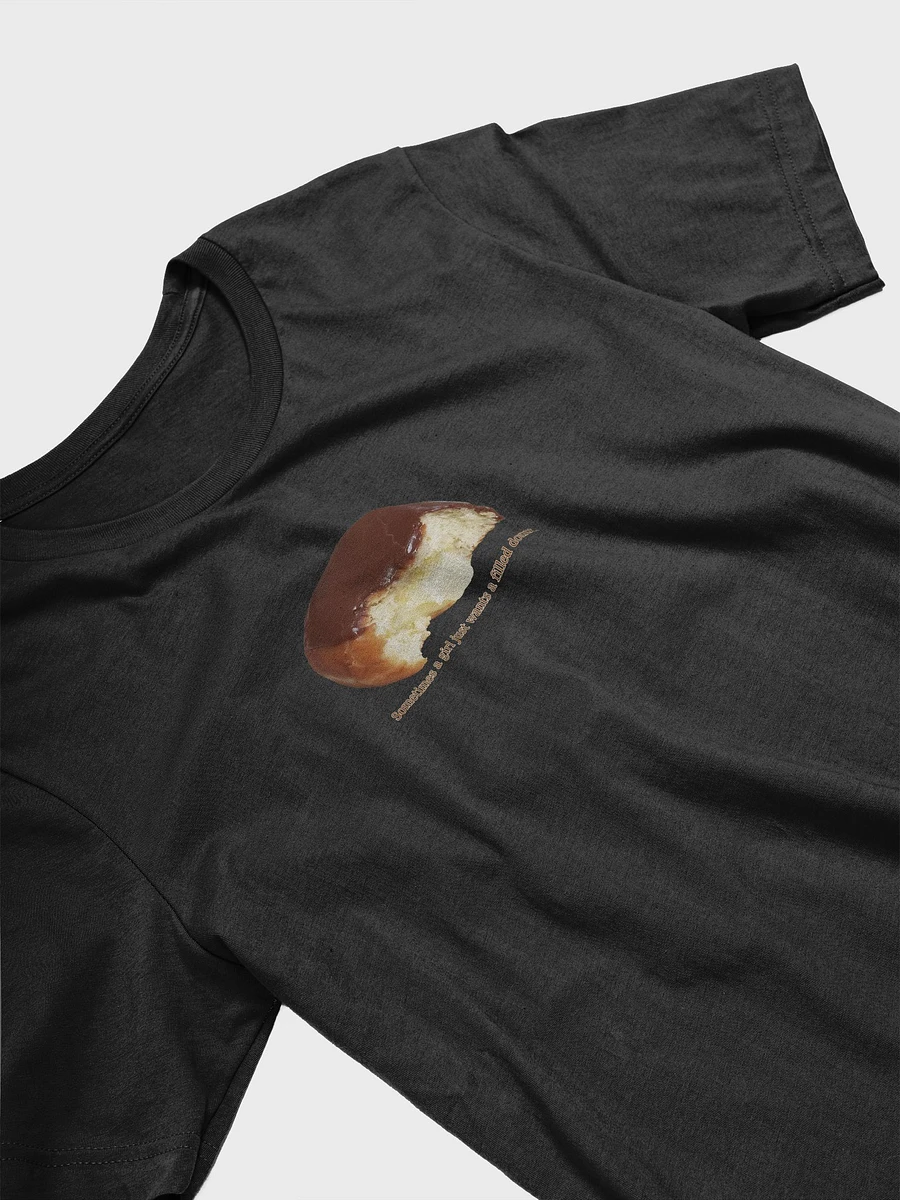 cream-filled donut T-shirt product image (25)