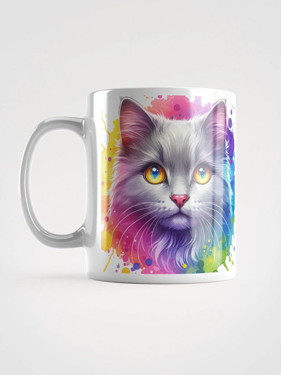 Beautiful Grey Cat Watercolor Mug Fit For Any Greybie Parent product image (6)