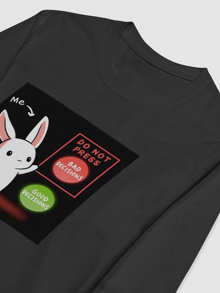 Choosing Bad Decision Cartoon Bunny Long Sleeve Shirt product image (6)