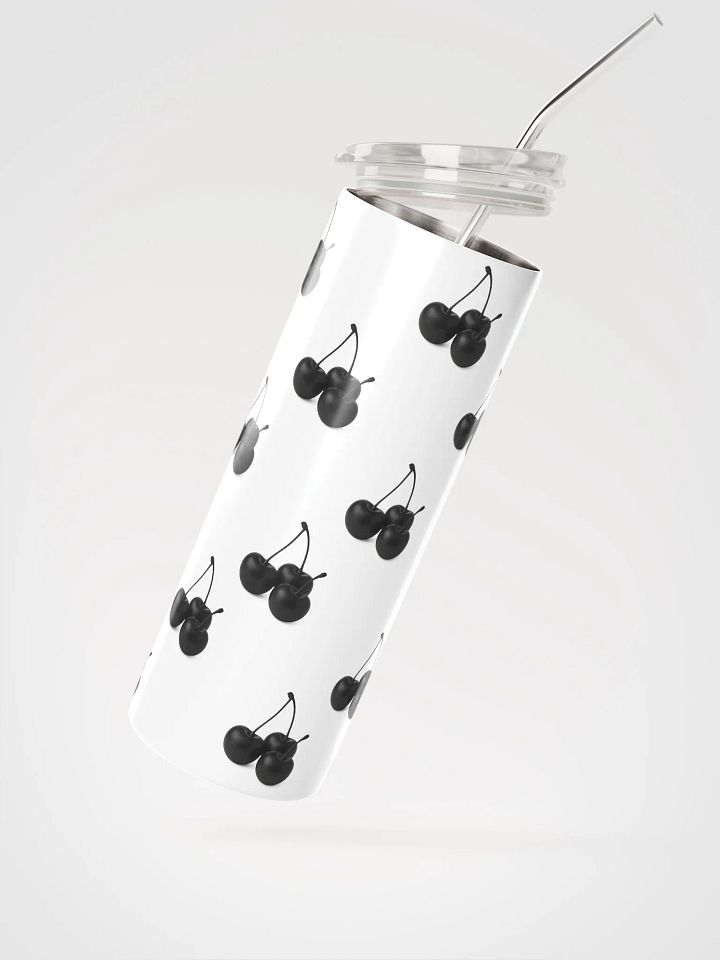 Black Cherries Large Stainless Steel Tumbler product image (1)