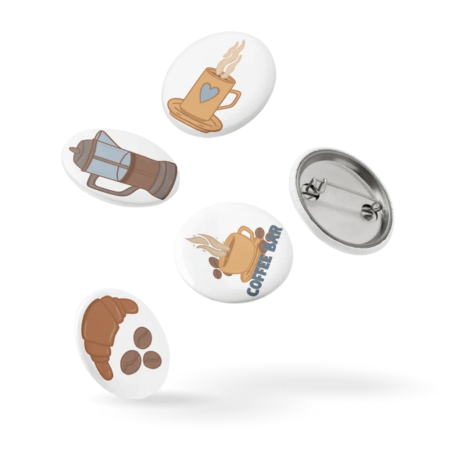 Heartfelt Coffee Pins Set product image (14)