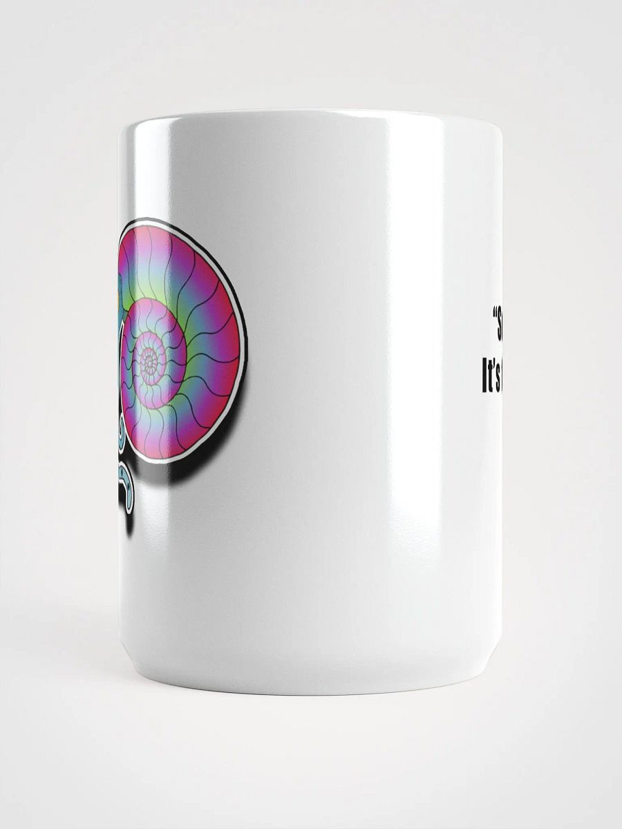 Ammonite Adventure Mug in Glossy White product image (5)