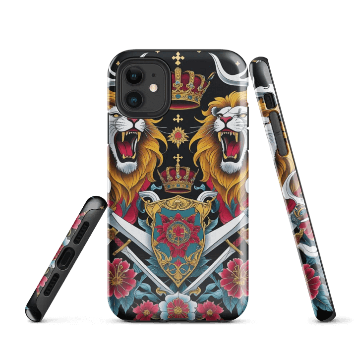 Royal Lion Crest iPhone® Tough Case product image (1)