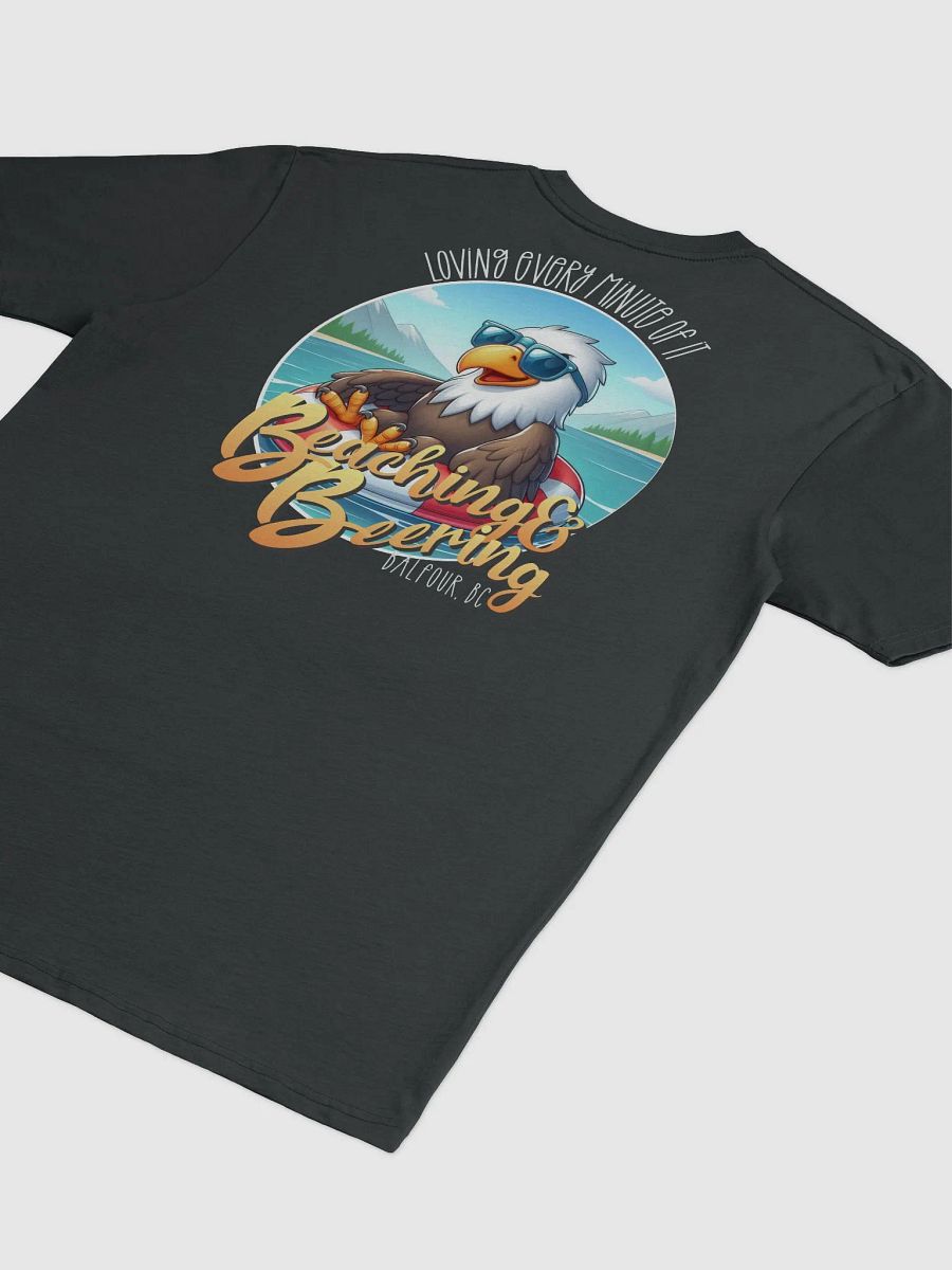 Beaching and Beering Classic T-Shirt, Eagle on a Floatie wearing Sunglasses product image (4)
