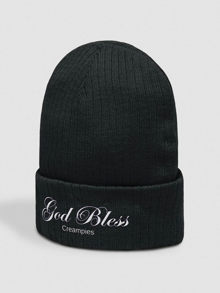 God Bless Creampies Beanie product image (2)