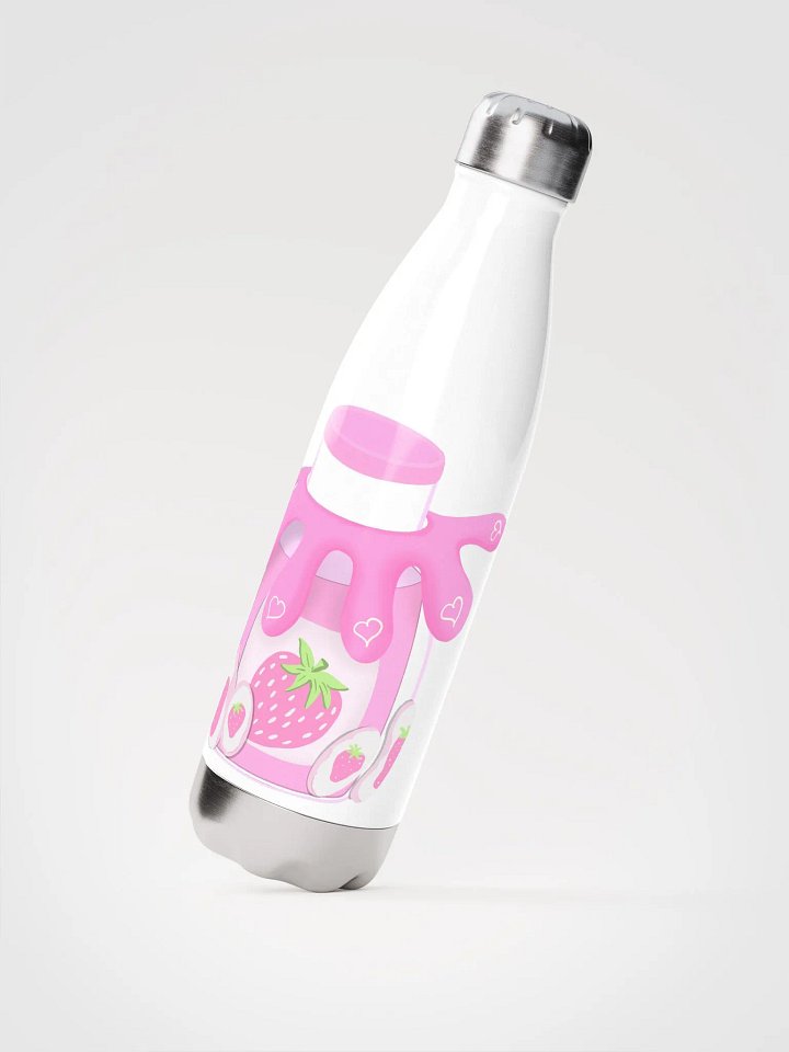 Strawberry Milk Waterbottle - black product image (7)