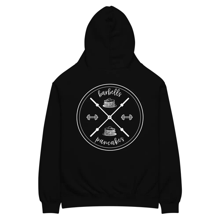 Barbells & Pancakes X Emblem Unisex Hoodie product image (2)