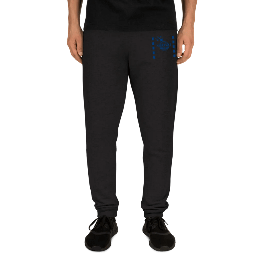 Royal Blue checker Midweight Joggers product image (1)