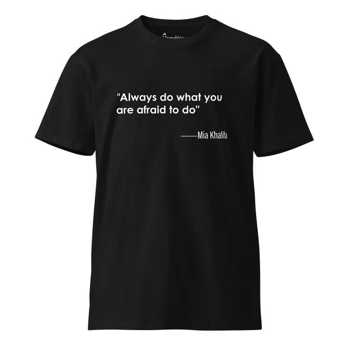 Fearless Words AS Colour Unisex Premium T-Shirt dark version product image (1)