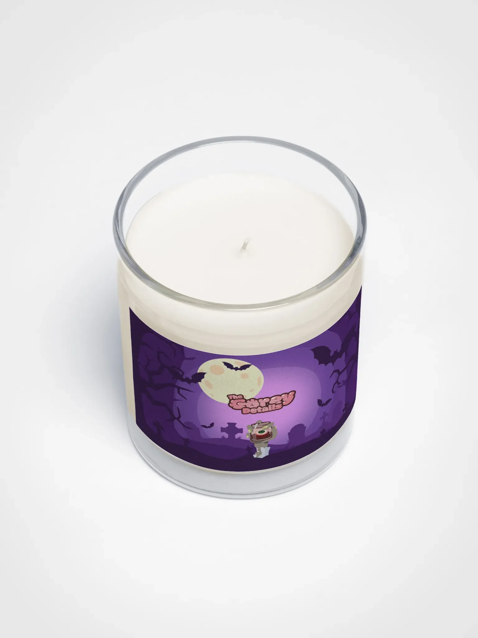 Soy Wax Candle In A Clear Glass Jar product image (3)