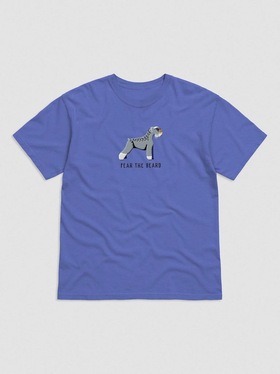 Fear the Beard T-Shirt(Embroidered) of a Schnauzer product image (4)