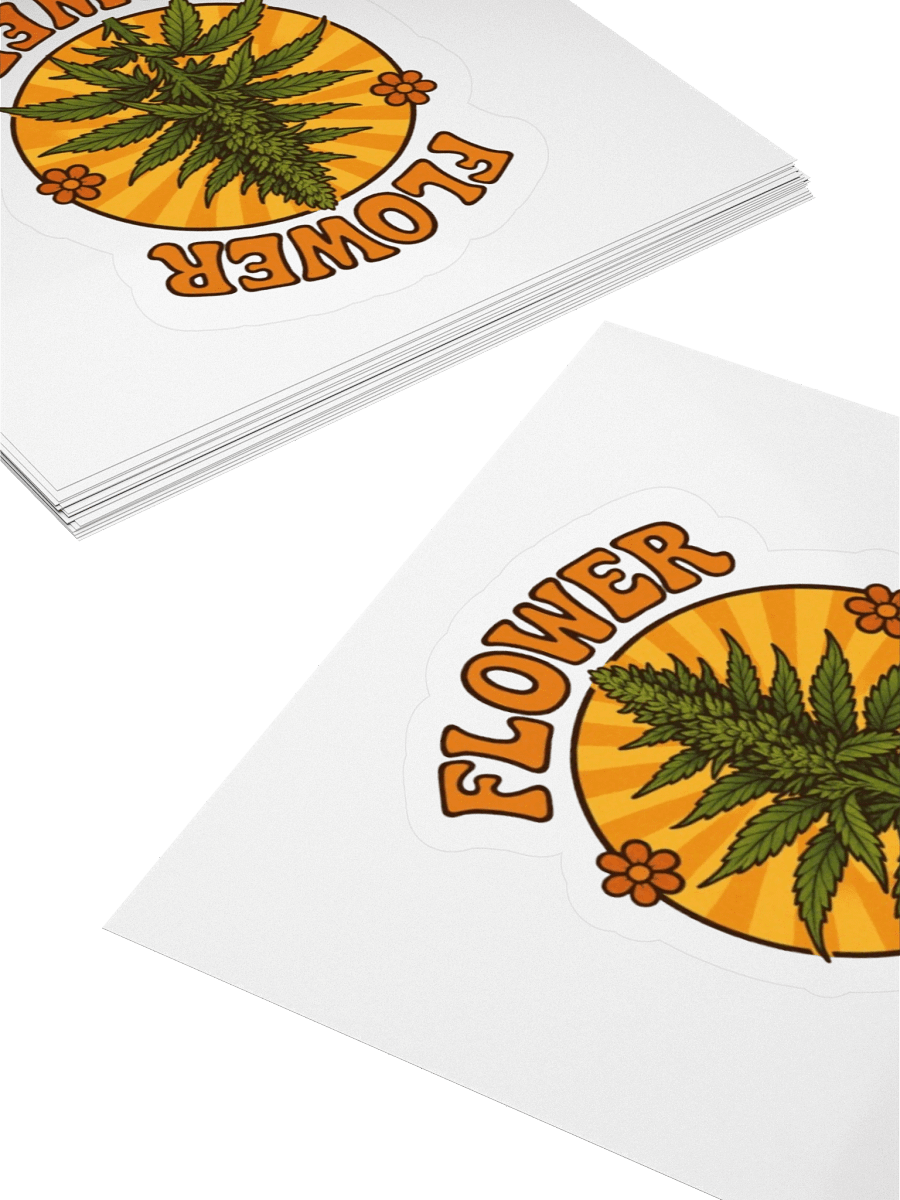 Flower Power Kiss Cut Stickers product image (10)