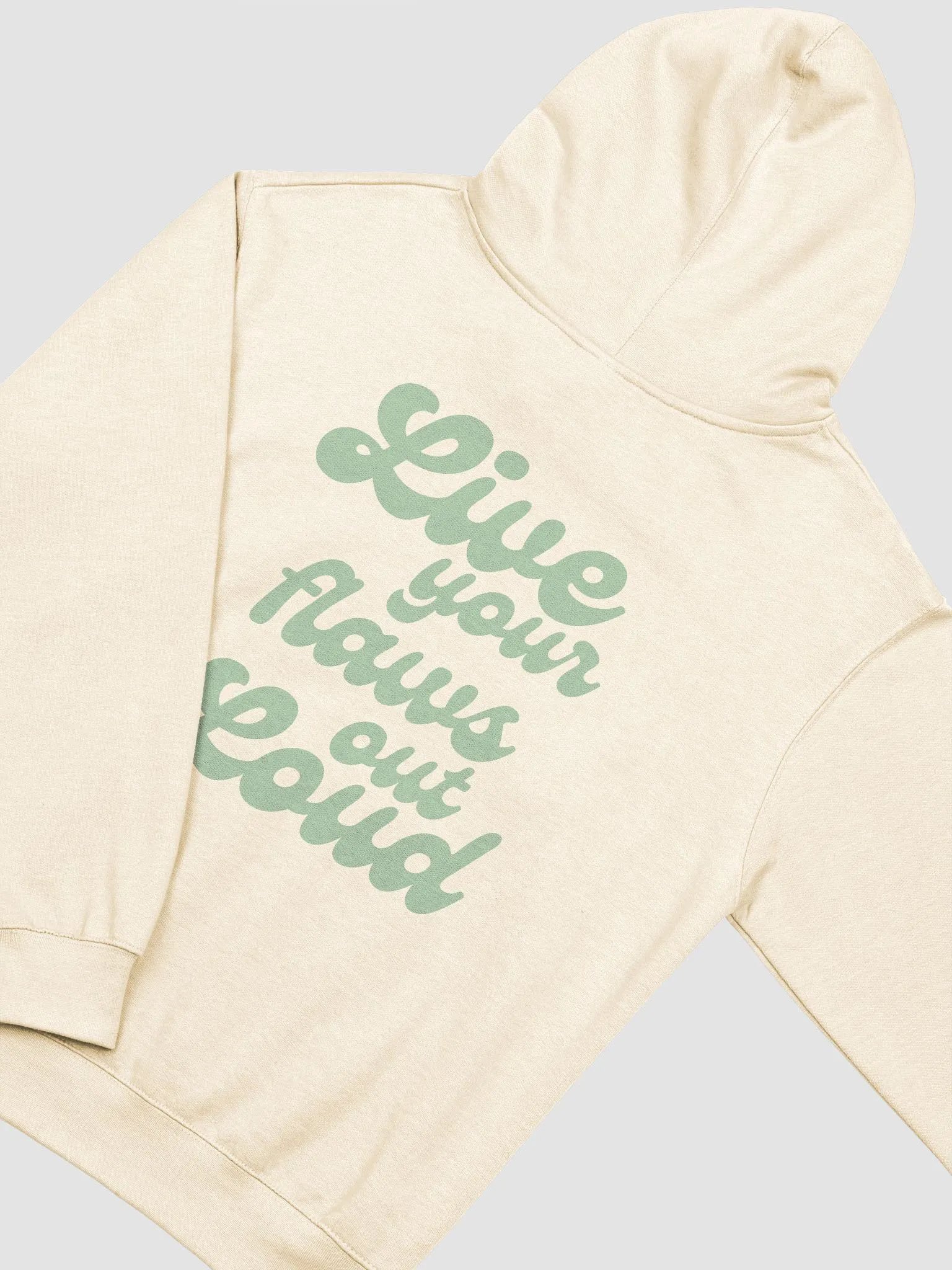 "Live Your Flaws Out loud" Hoodie product image (4)