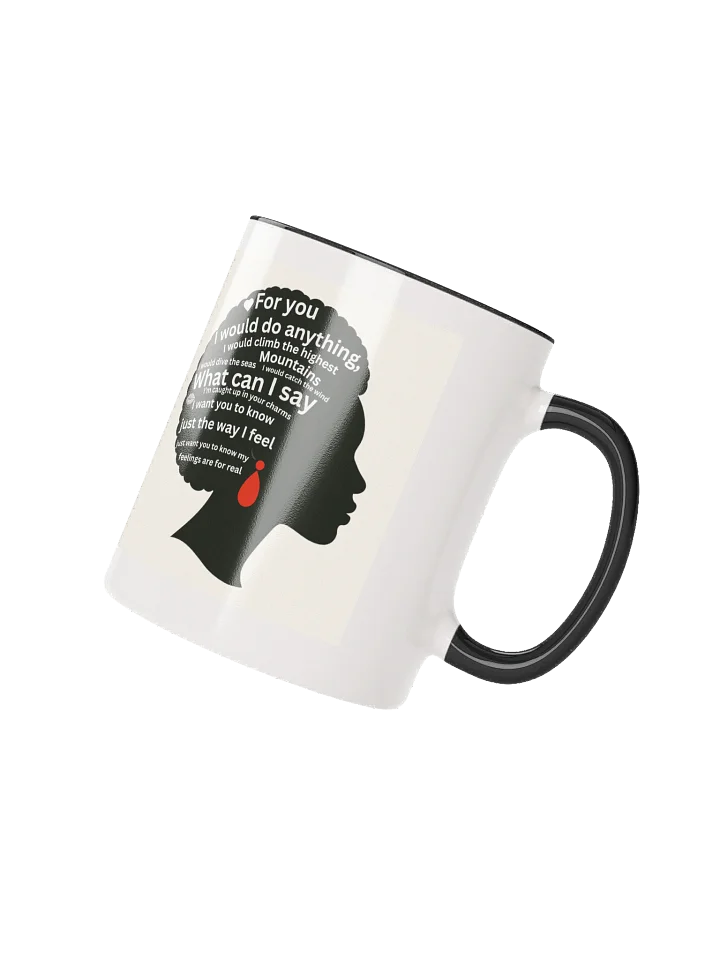 Afro Ceramic Mug- Come Over lyrics product image (3)