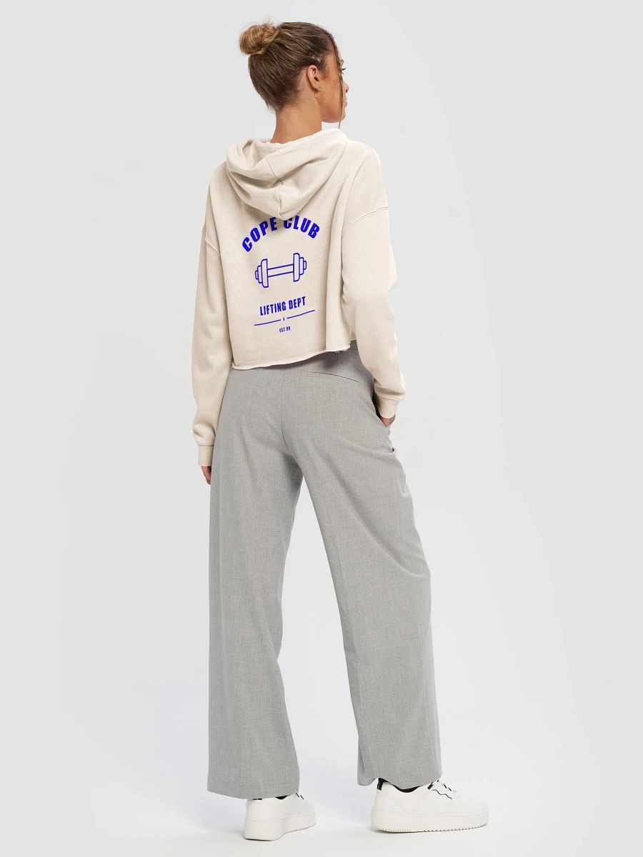 Cope Club Fitness Cropped Jumper Blue Print product image (18)