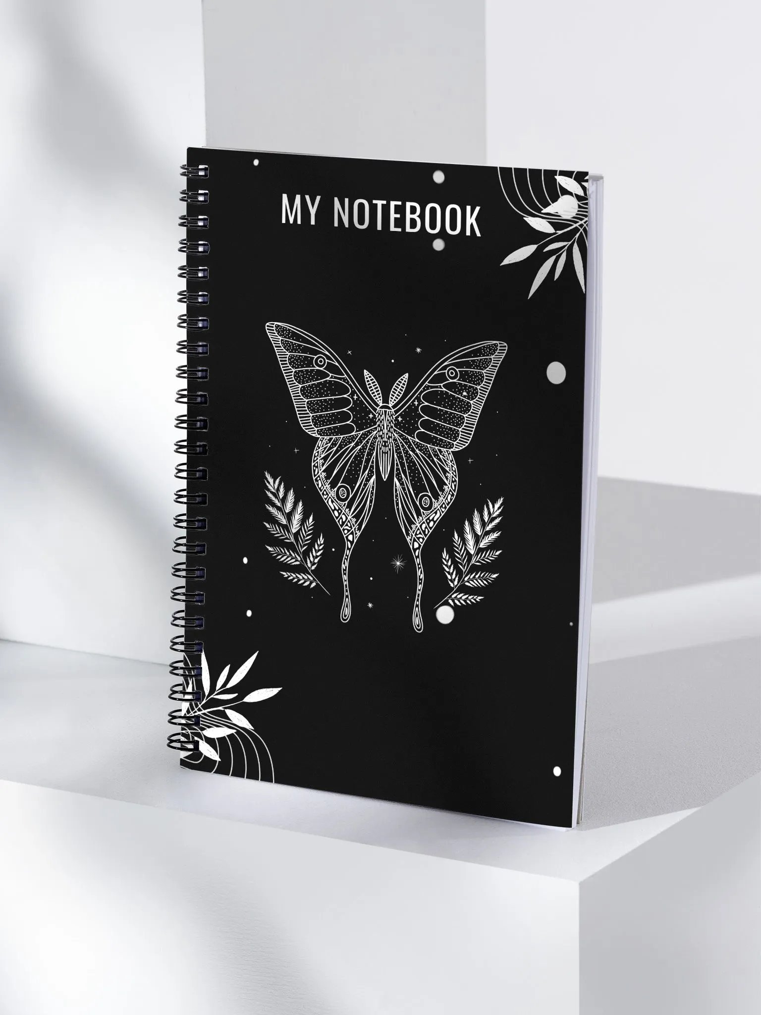 Celestial Butterfly Spiral Notebook product image (4)