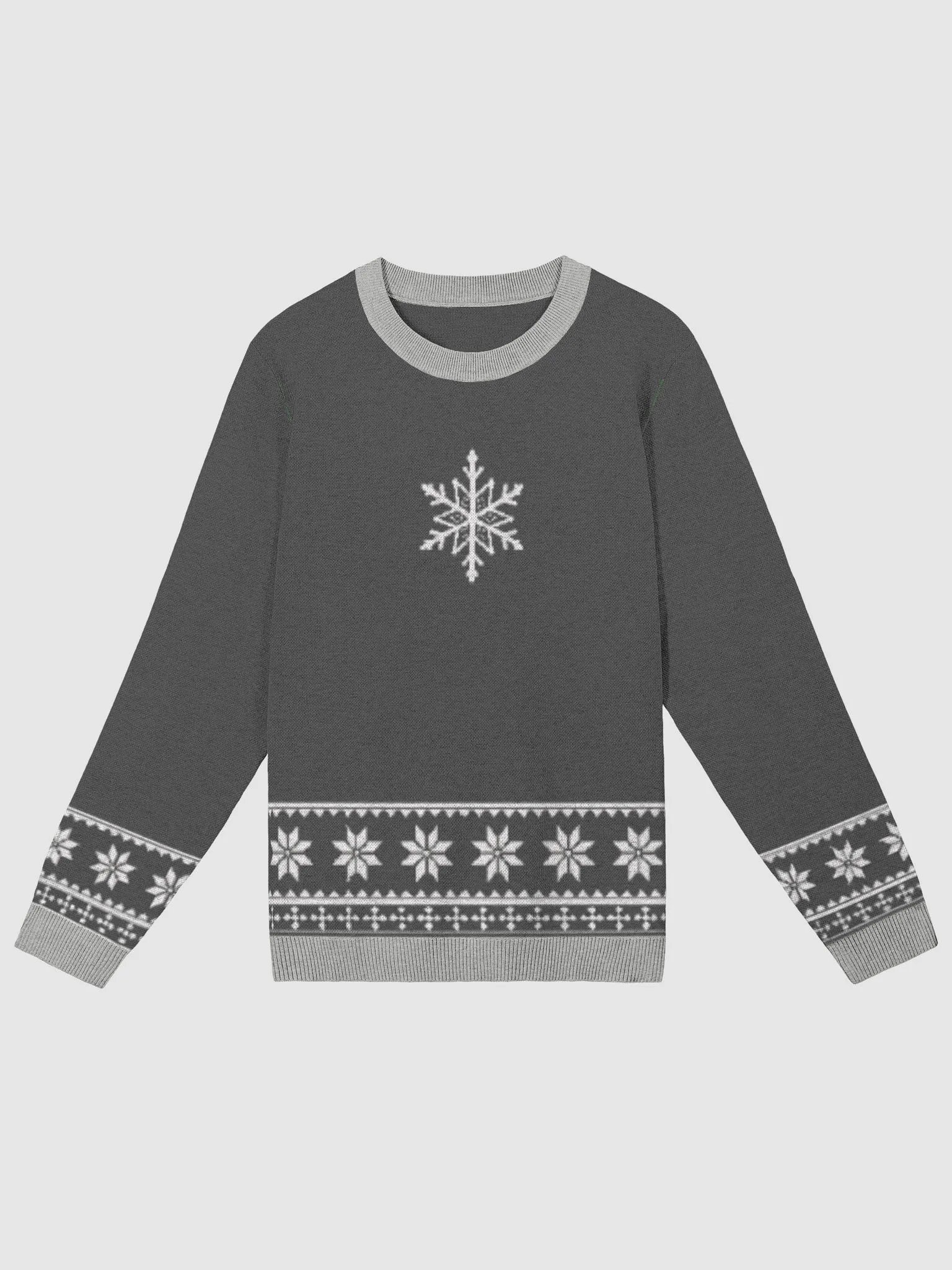 Snowflake Knitted Sweater (dark) product image (1)