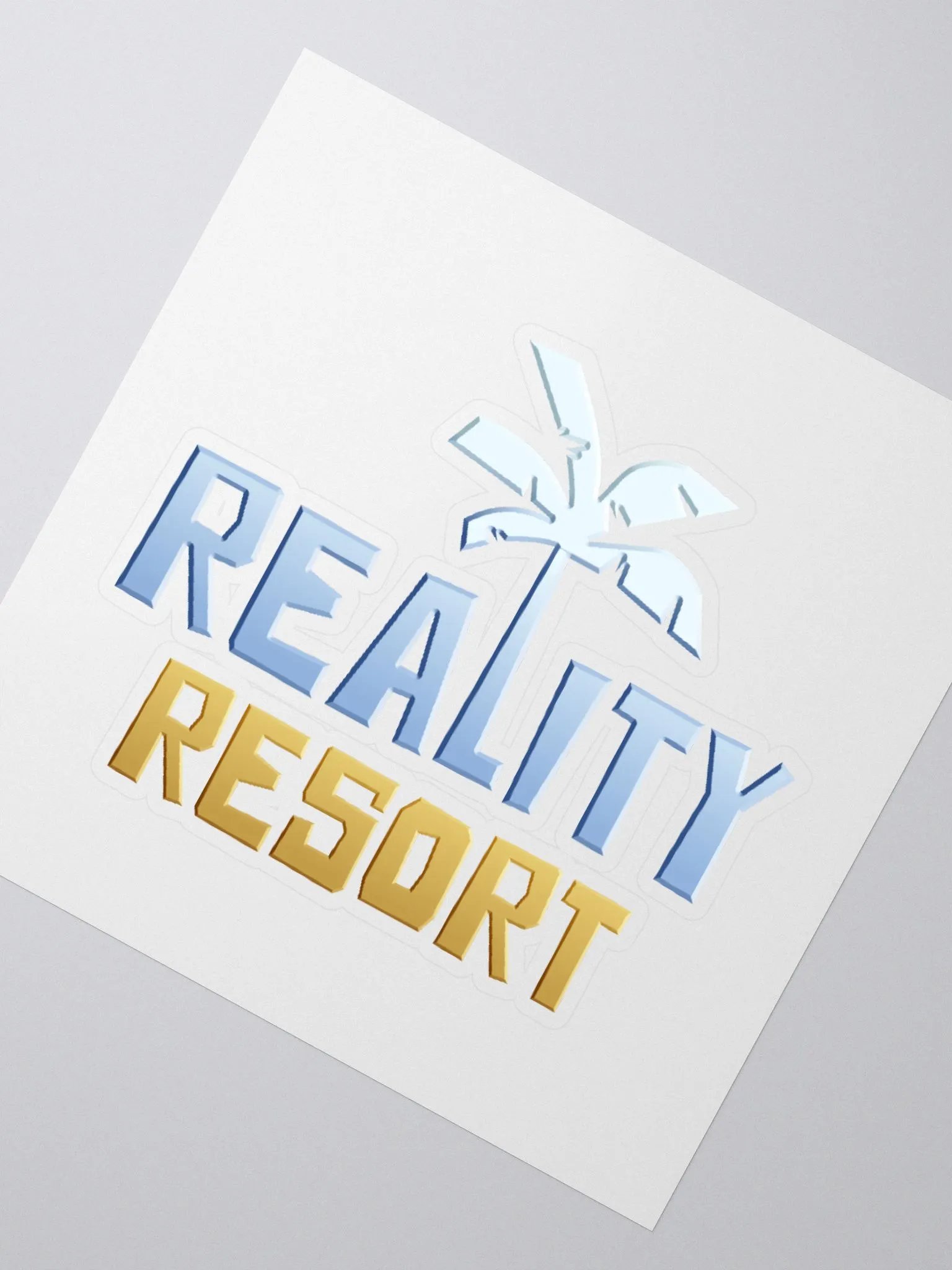 "Reality Resort" Sticker product image (2)