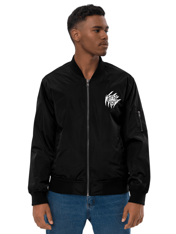 Chamarra bomber edición especial TryTiger logo blano product image (2)