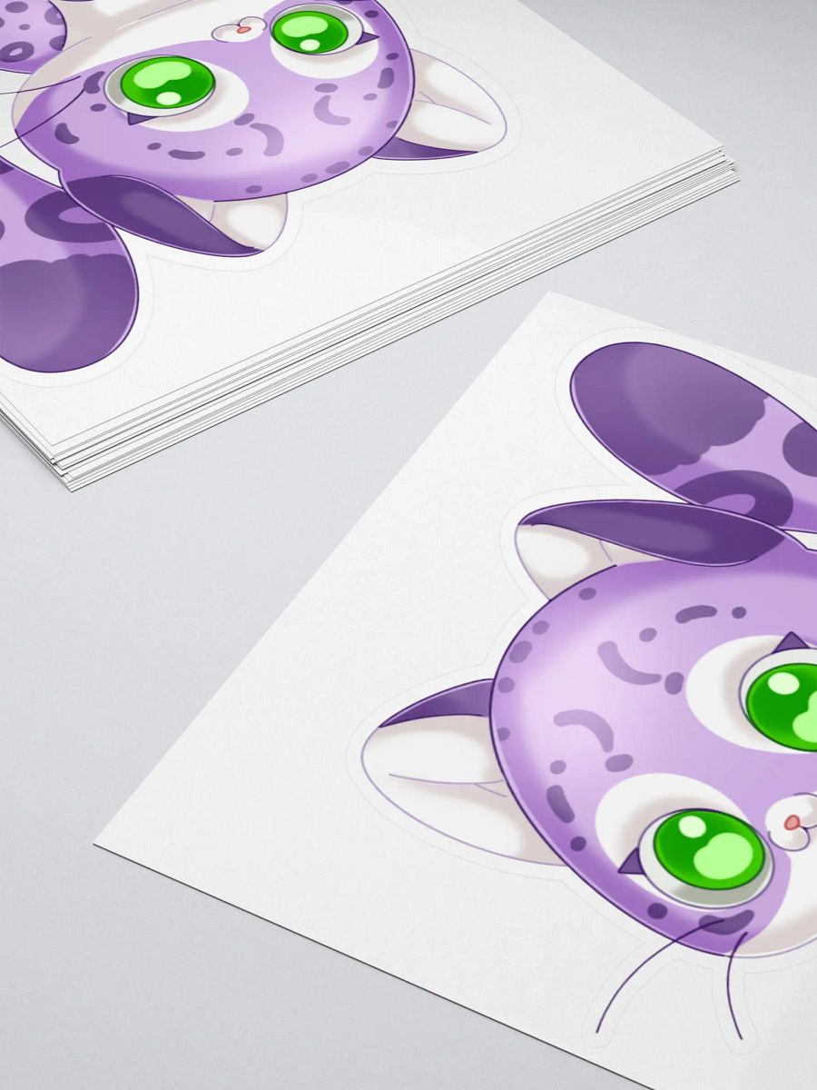Katalae the SnowLeopard Plush Sticker product image (10)