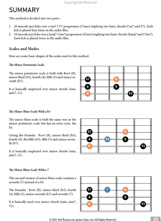 30 Groovy Jazz Guitar Licks - PDF With Audio Files product image (3)