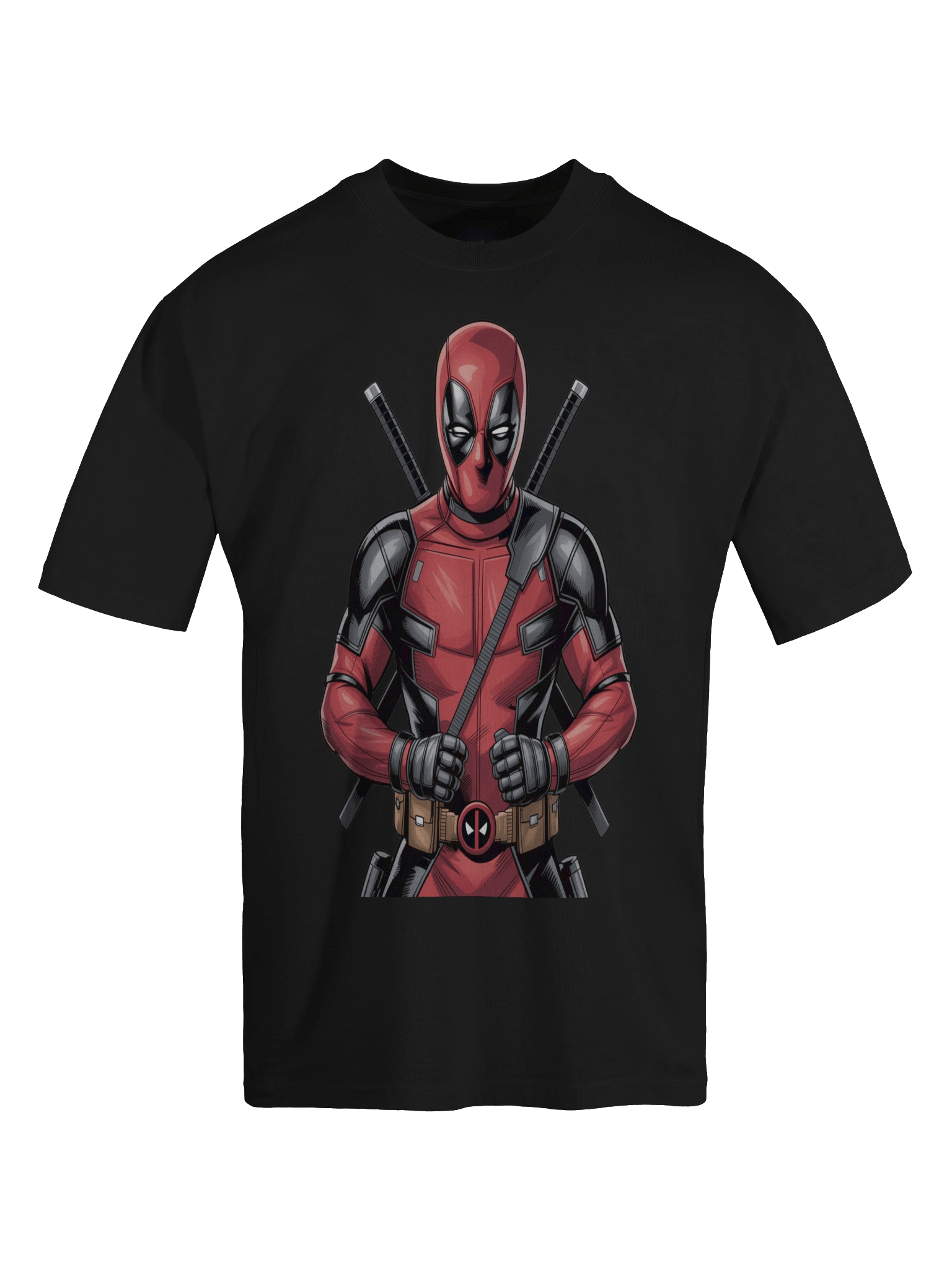 Deadpool Veiled Vendetta Oversized Faded T-Shirt product image (1)