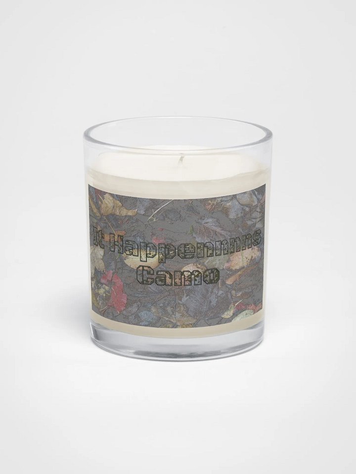 Soy Wax Candle In A Clear Glass Jar - MossyOak - It Happennnns Camo product image (1)